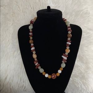 Agate chips 18inch Necklace